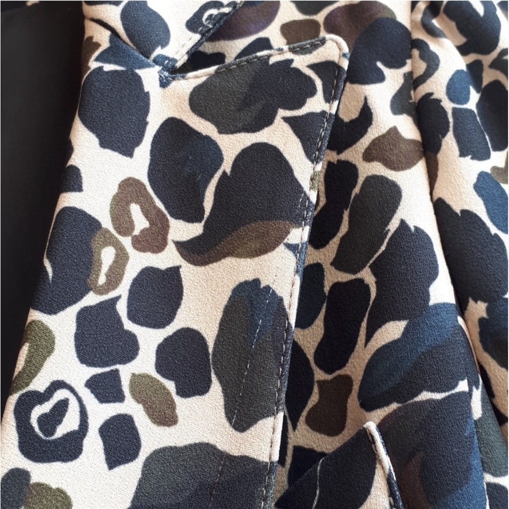 Smythe Leopard-print Camouflage Boyfriend Blazer - Picture 7 of 14